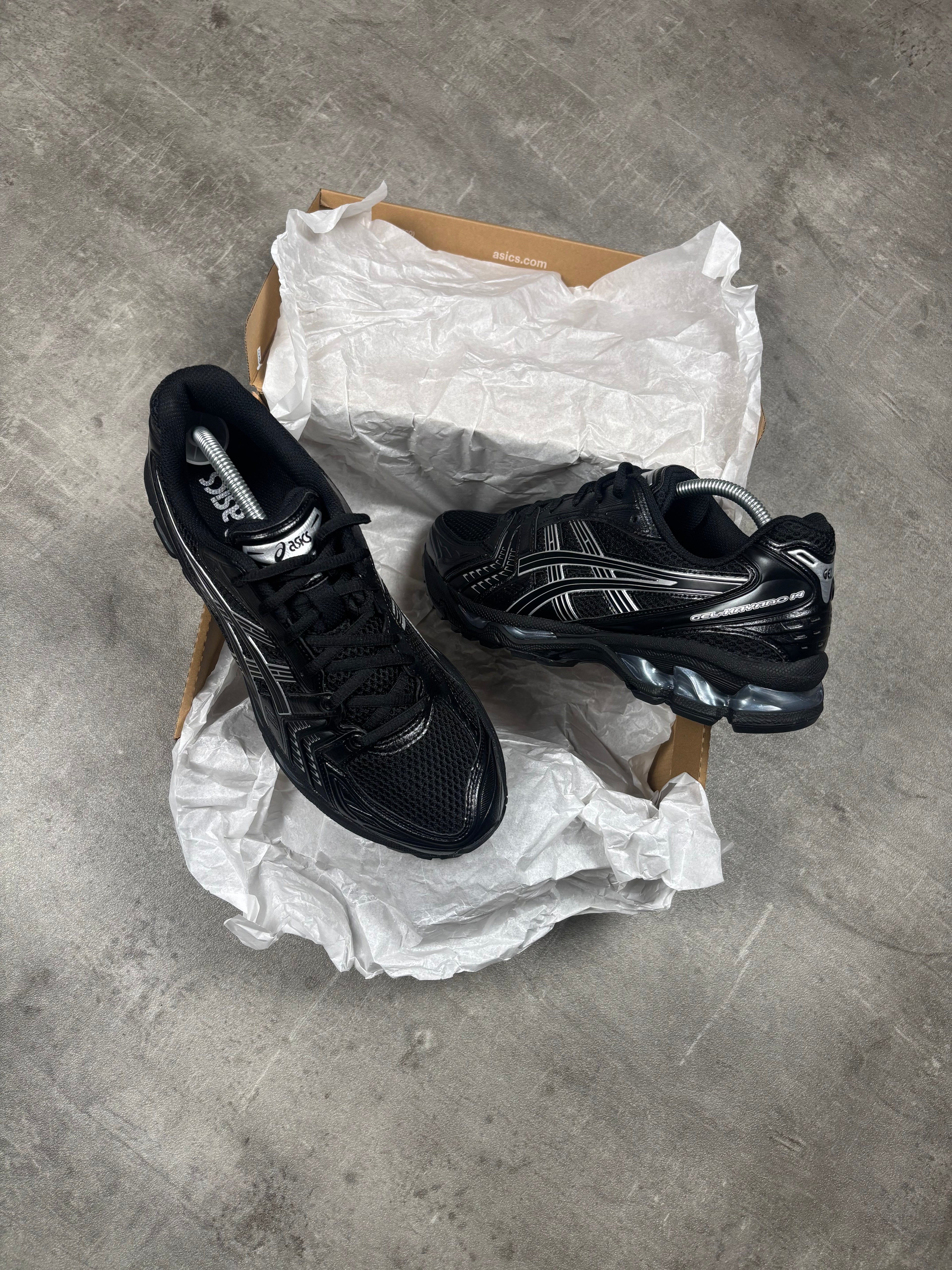 ASICS GEL-KAYANO 14 BLACK/PURE SILVER