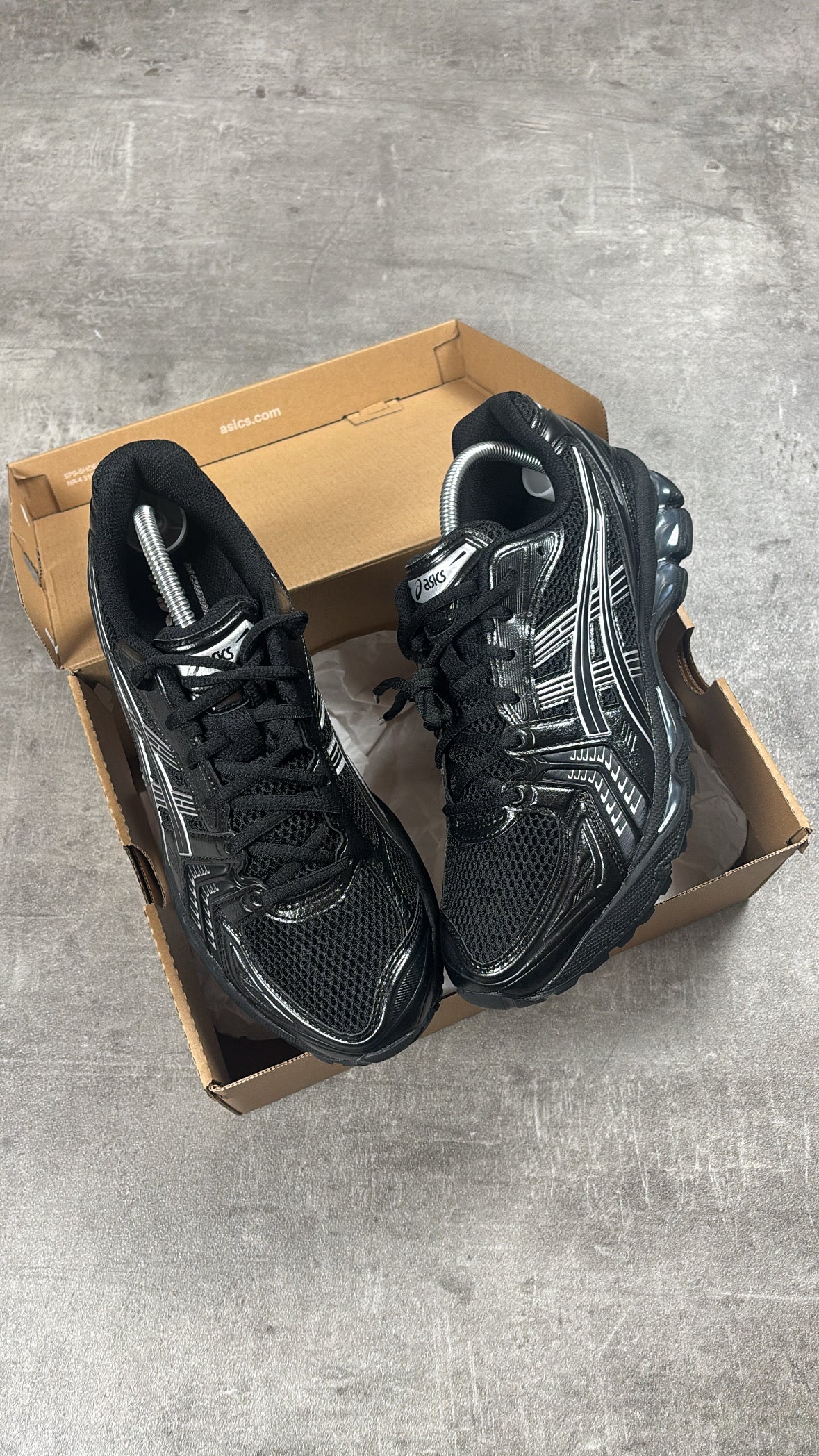 ASICS GEL KAYANO 14 BLACK PURE SILVER