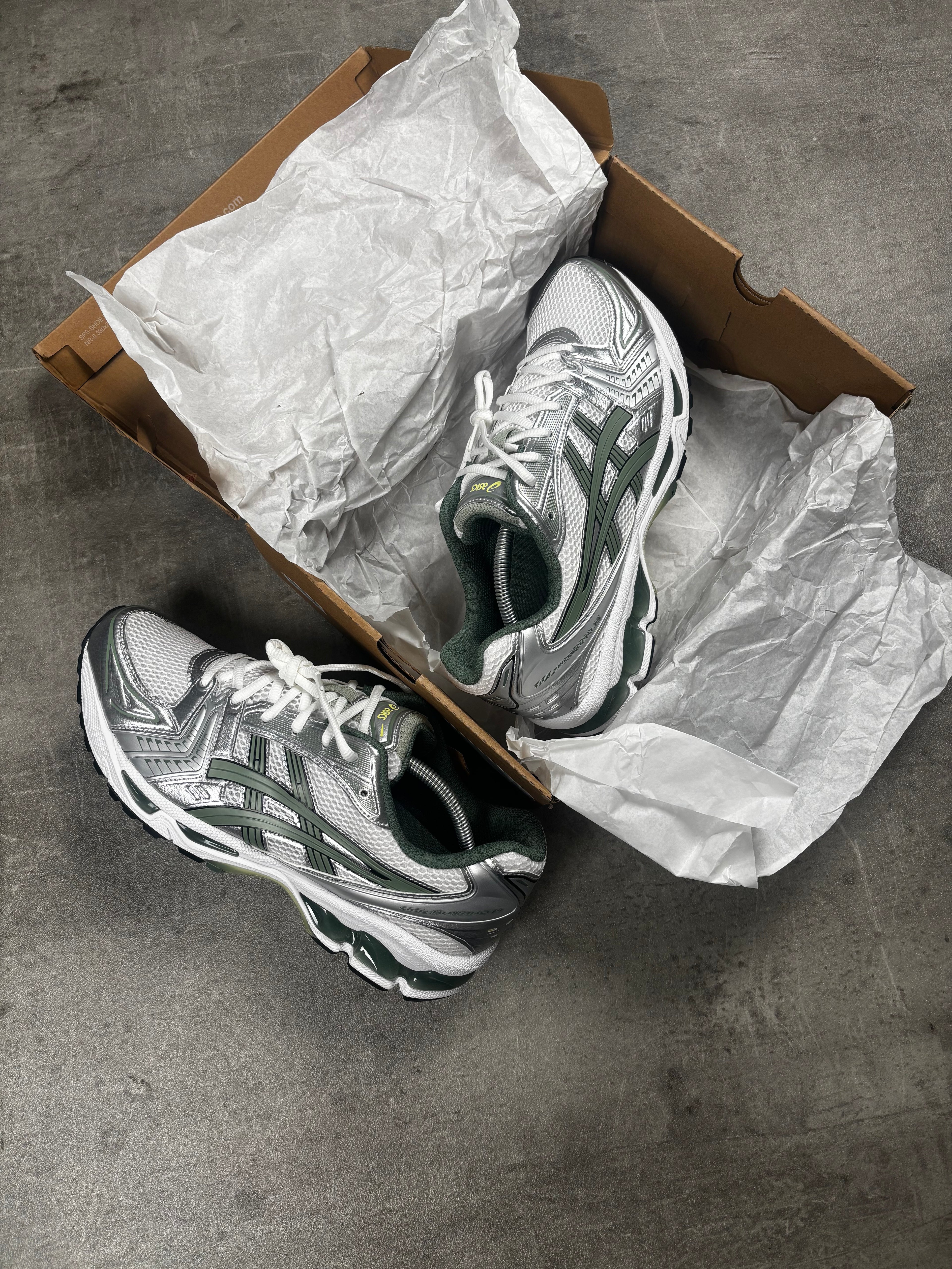 ASICS GEL-KAYANO 14 WHITE/SLATE GREY