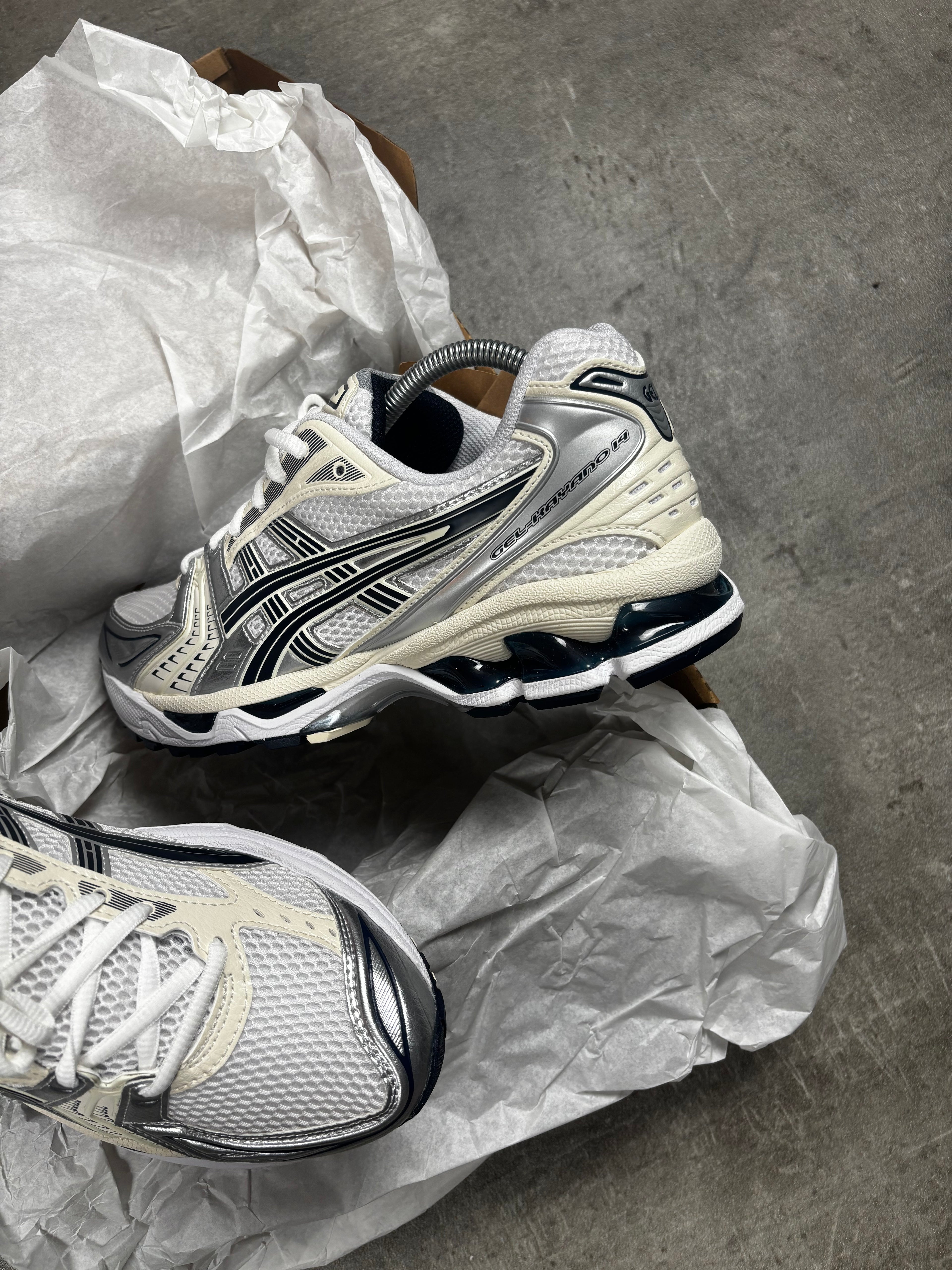 ASICS GEL-KAYANO 14 WHITE/MIDNIGHT