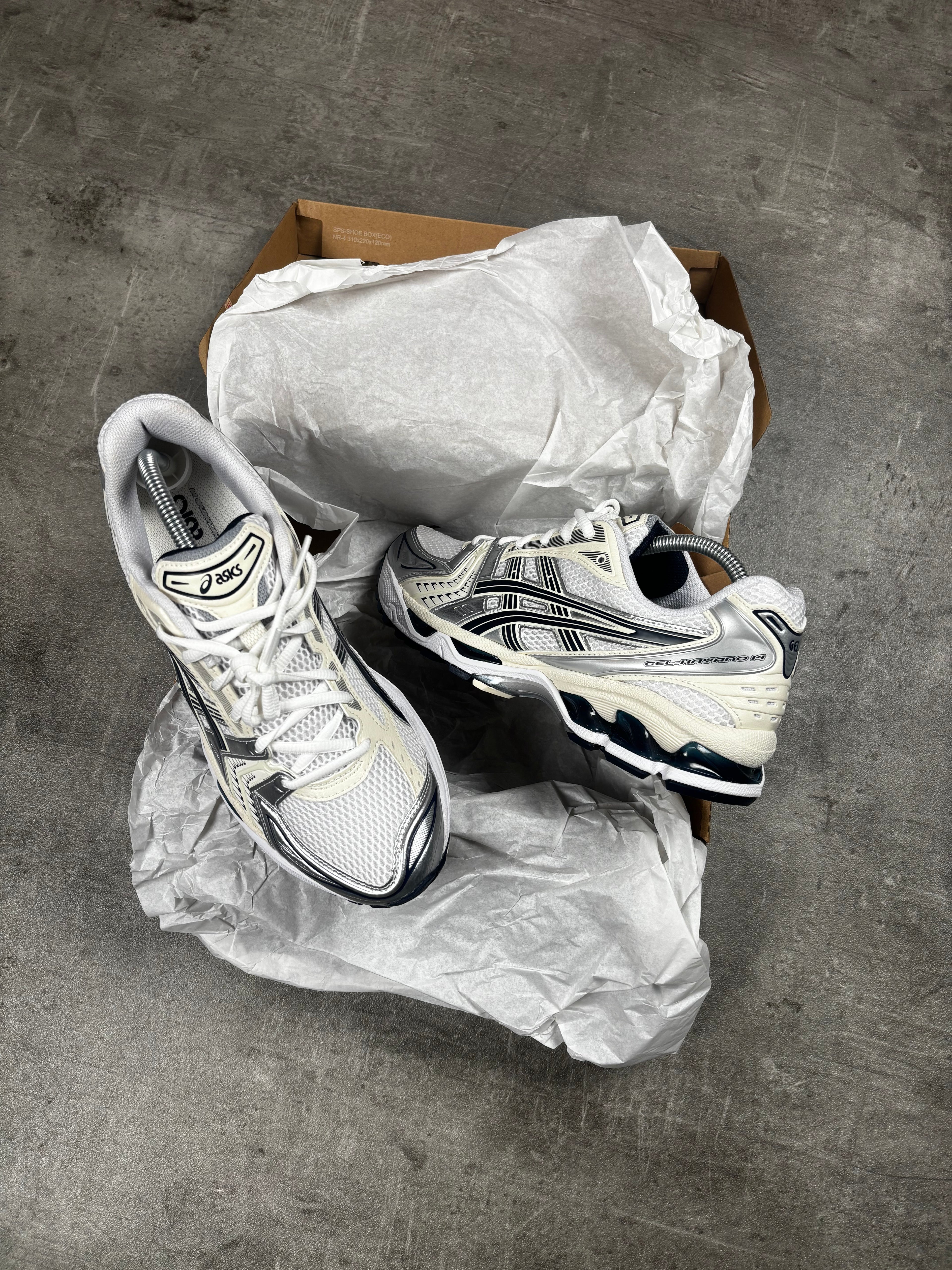 ASICS GEL-KAYANO 14 WHITE/MIDNIGHT