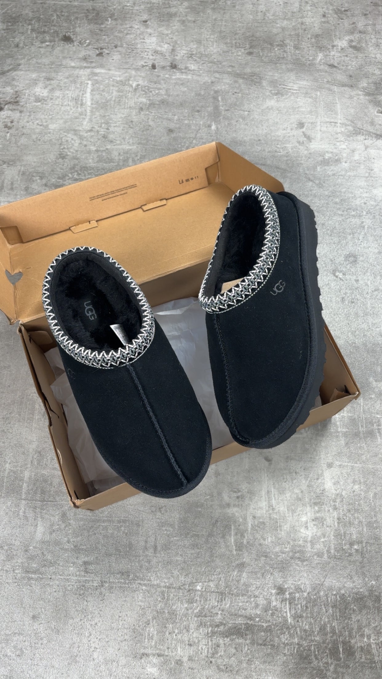 UGG TASMAN II SLIPPERS BLACK