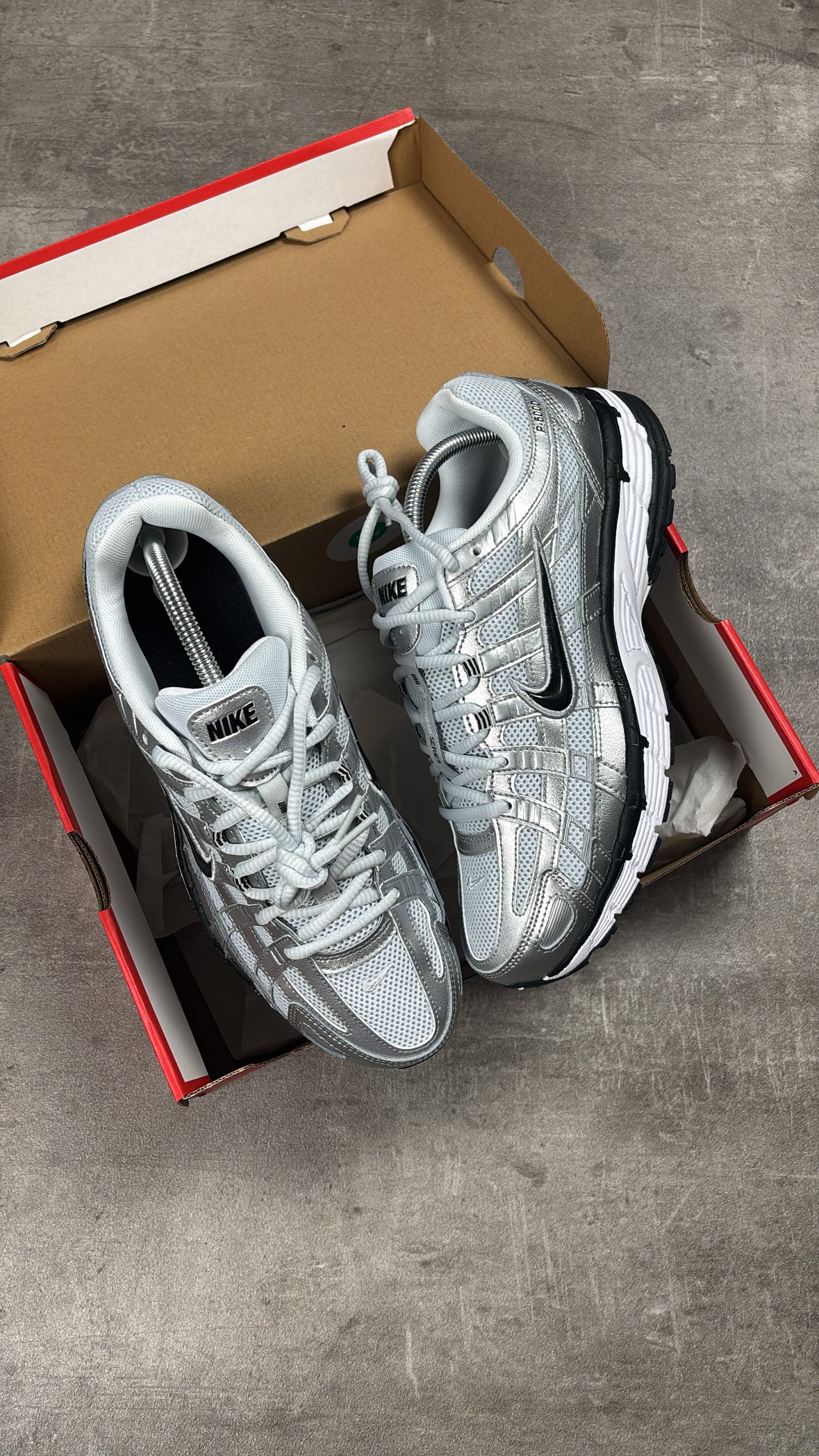 NIKE P6000 SILVER / BLACK