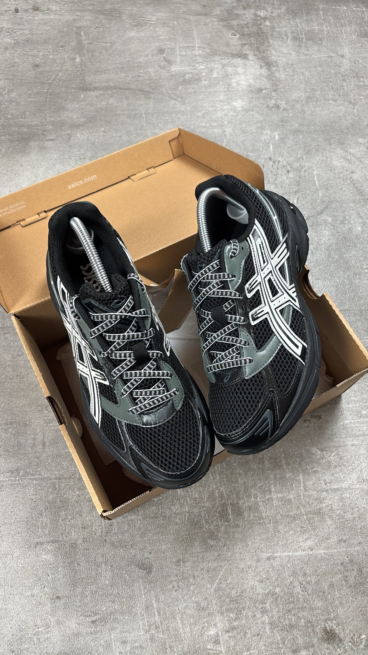 ASICS GEL 1130 BLACK GLACIER GREY
